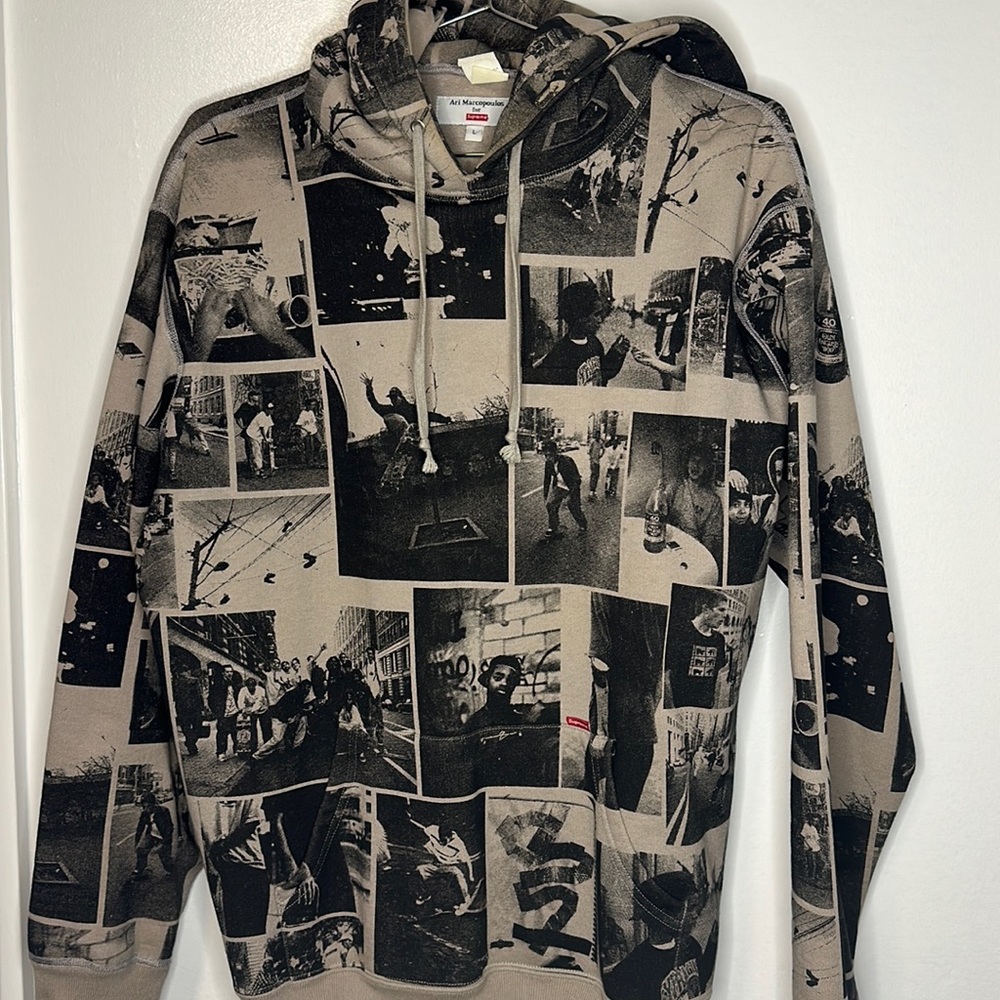 Supreme X Ari Marcopoulos hoodie